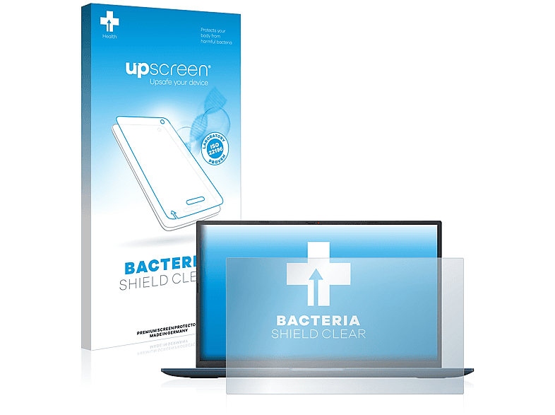 UPSCREEN antibakteriell klare Schutzfolie(für ASUS Vivobook 17X) | Pflege & Schutz