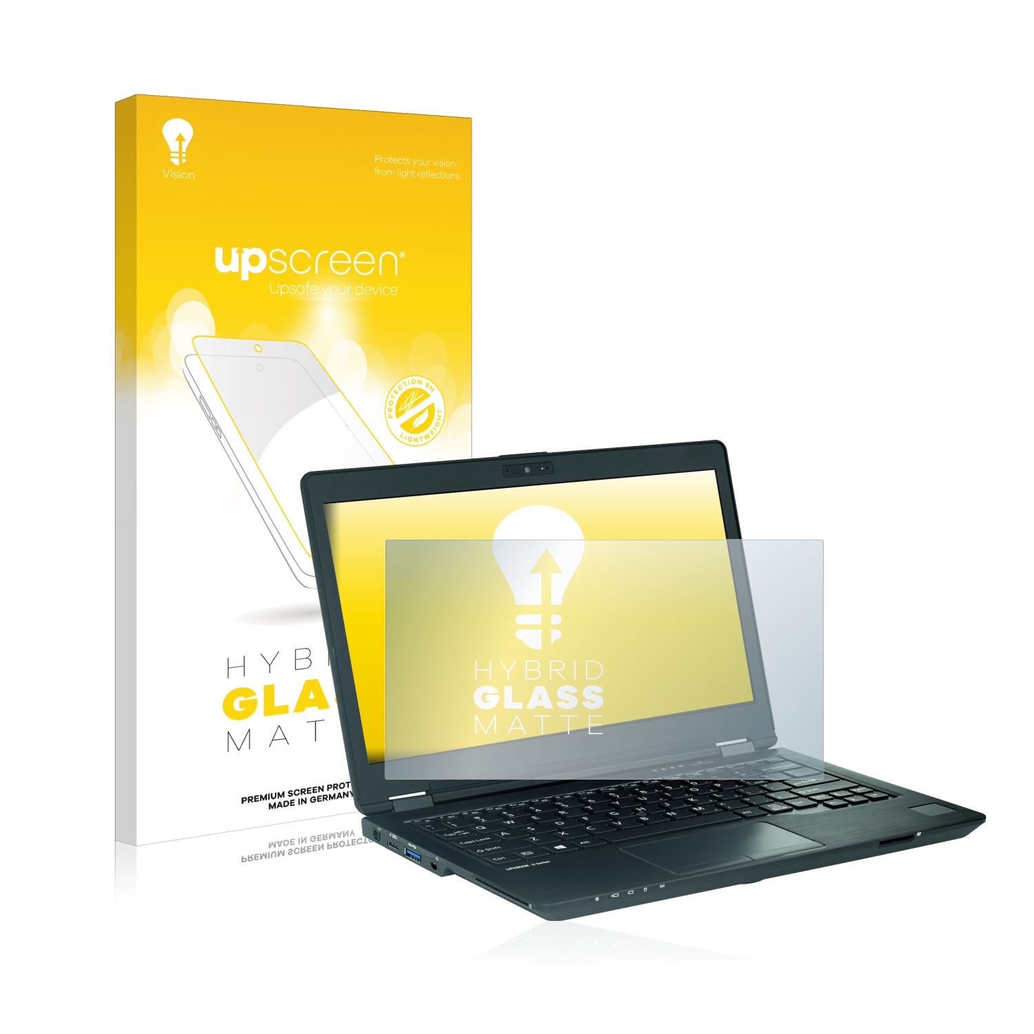 U729) Fujitsu Lifebook Schutzfolie(für UPSCREEN matte