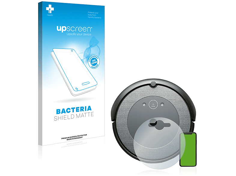 UPSCREEN antibakteriell entspiegelt matte Schutzfolie(für iRobot Roomba i3)