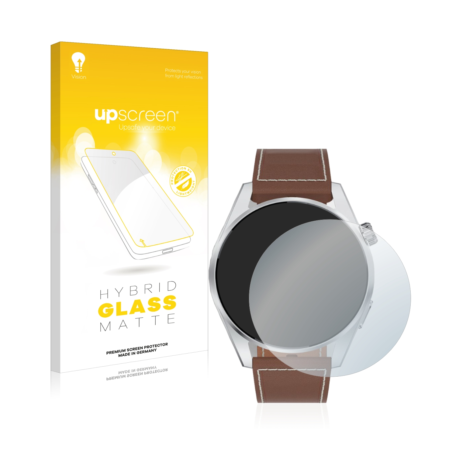 UPSCREEN Tisoutec Smartwatch) Schutzfolie(für matte