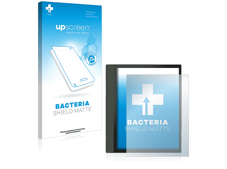 UPSCREEN antibakteriell Note Schutzfolie(für entspiegelt Air Boox Plus) 2 Onyx matte