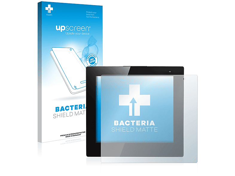 UPSCREEN antibakteriell entspiegelt matte Schutzfolie(für Bresser Quadro Neo C Thermo- und Hygrometer)