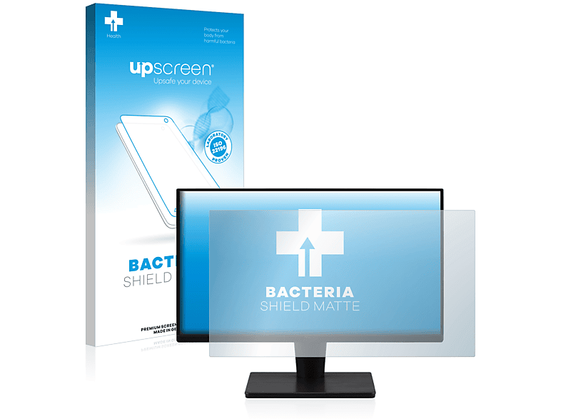UPSCREEN antibakteriell entspiegelt matte Schutzfolie(für ViewSonic VA2215-H)