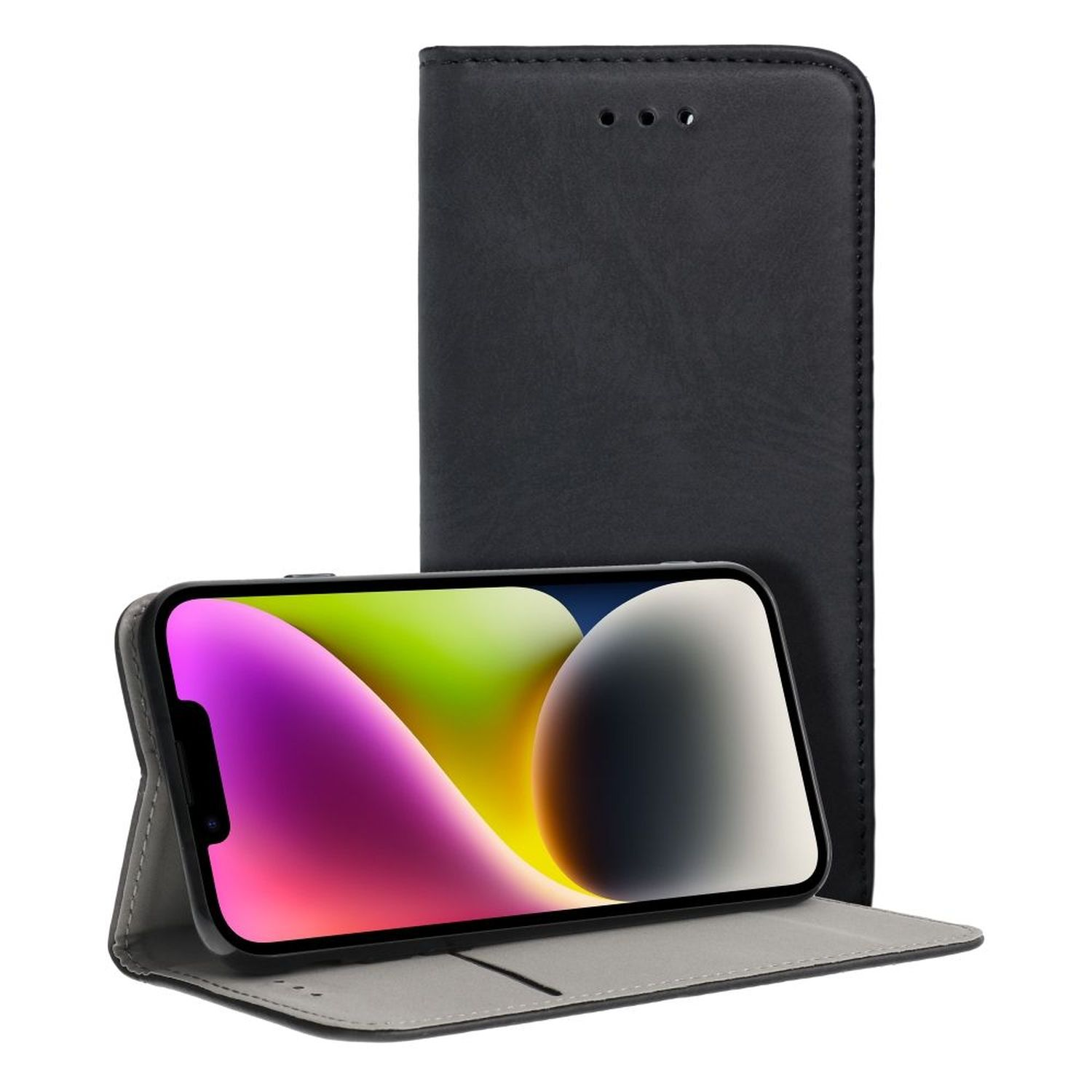 COFI Smart Magneto, Bookcover, 5G, A14 Galaxy Schwarz Samsung