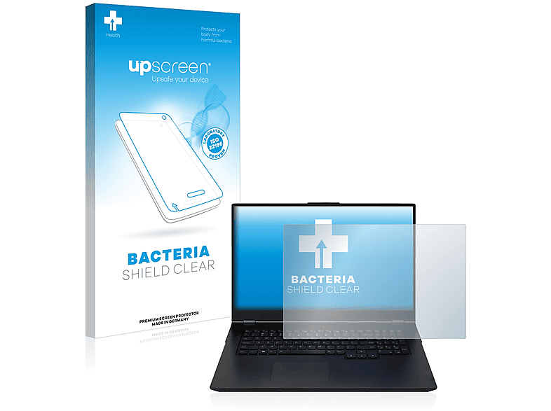 UPSCREEN antibakteriell 5 klare Schutzfolie(für Lenovo 17.3\