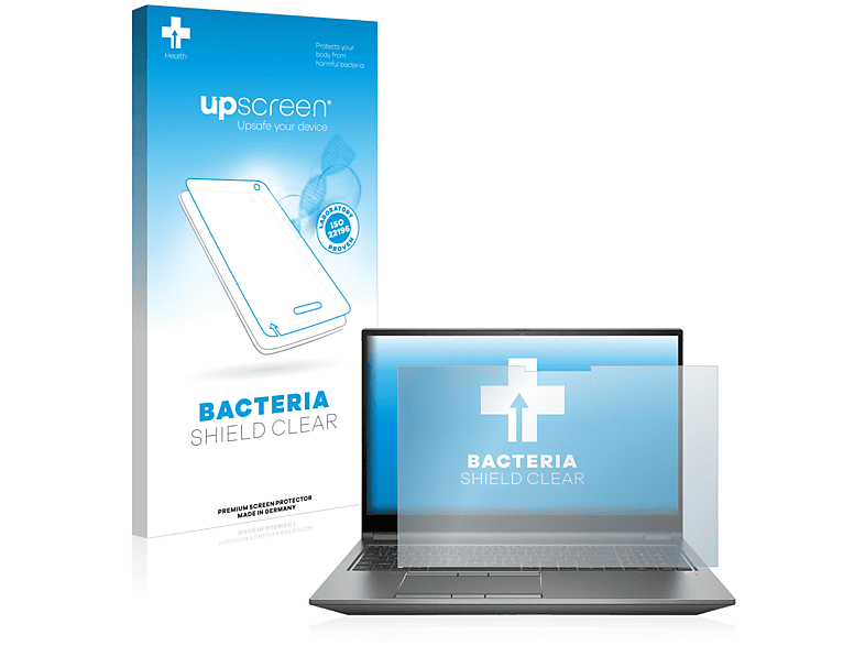 UPSCREEN antibakteriell klare Schutzfolie(für HP ZBook Fury 15 G8 Touch)