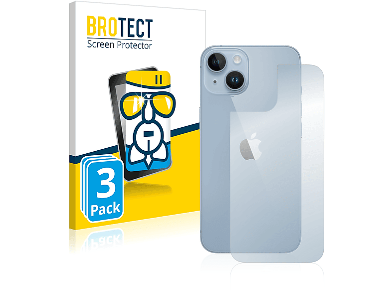 BROTECT 3x Airglass klare Schutzfolie(für iPhone Apple 14)