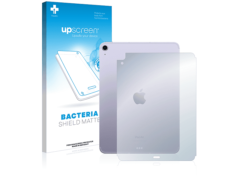 UPSCREEN antibakteriell entspiegelt matte Schutzfolie(für Apple iPad Air 5 WiFi Cellular 2022 (5. Gen.))