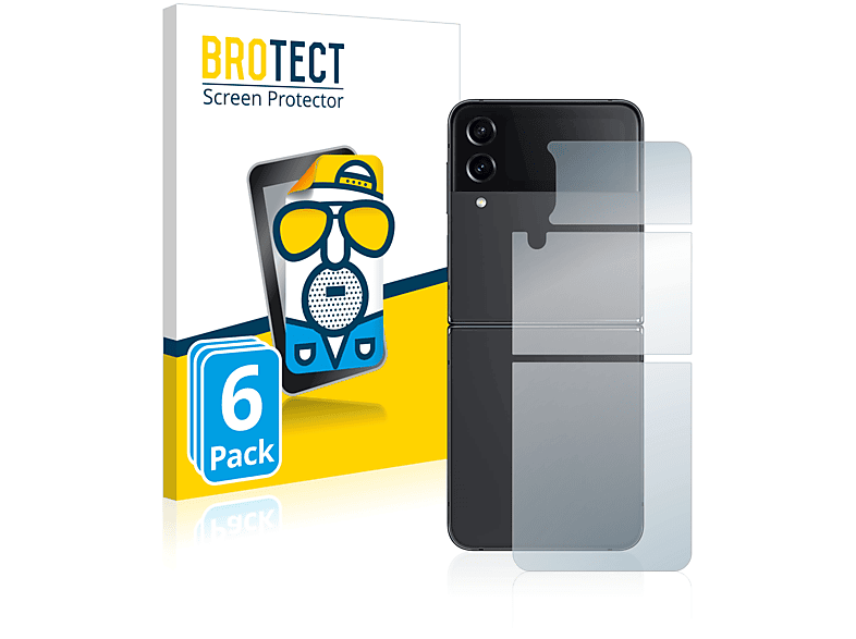 BROTECT 6x matte Schutzfolie(für Galaxy 4) Samsung Flip Z