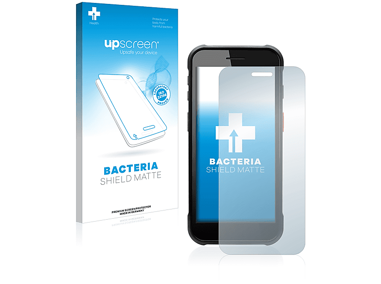 UPSCREEN antibakteriell entspiegelt matte Schutzfolie(für Point Mobile PM75)