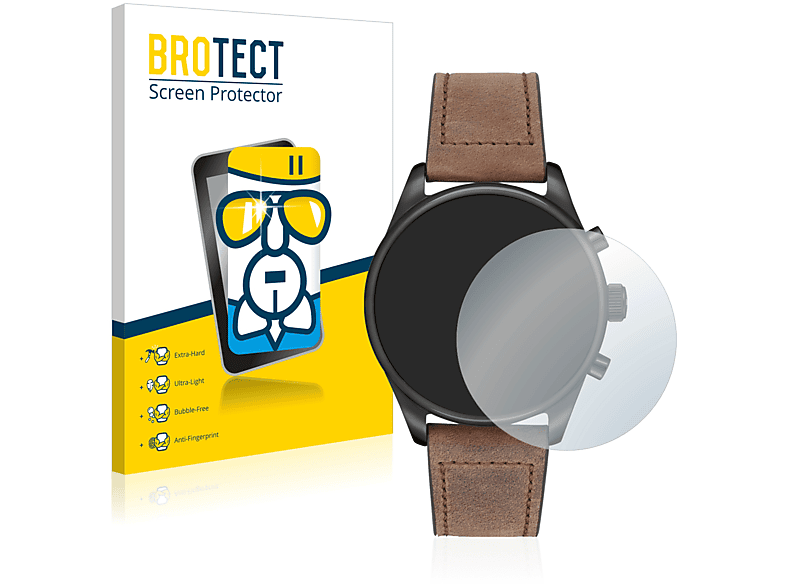 BROTECT Airglass klare Schutzfolie(für Hugo Boss 58114148) Chronograph