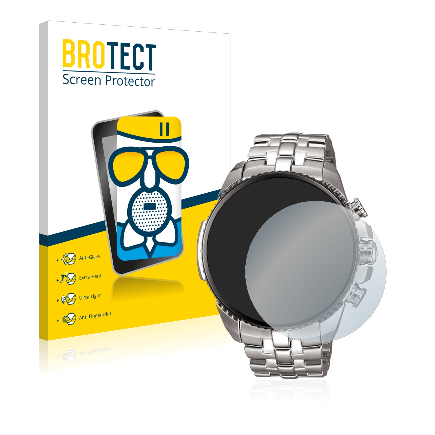 BROTECT Airglass matte Schutzfolie(für Edifice Casio EF-558D-1AV)