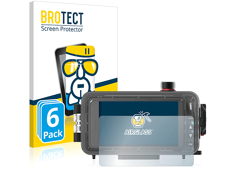 Verkaufsladen BROTECT 6x Airglass klare SeaLife Schutzfolie(für SL400)