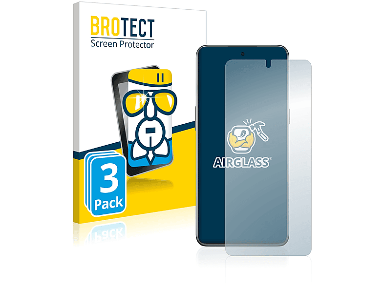 BROTECT 3x Airglass klare Schutzfolie(für OnePlus 10T 5G)