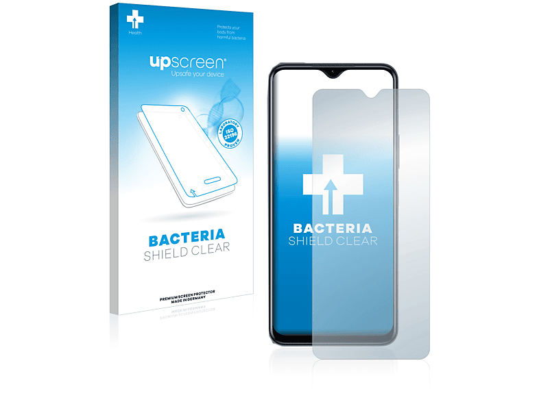 UPSCREEN antibakteriell klare Schutzfolie(für Vivo Y30 5G)