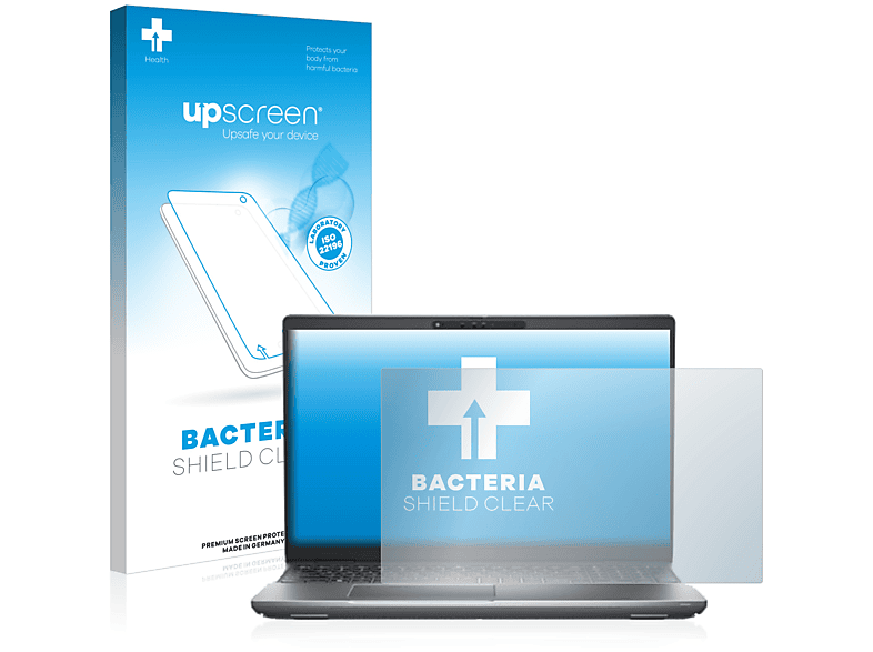 UPSCREEN 5531) Latitude Schutzfolie(für klare antibakteriell Dell