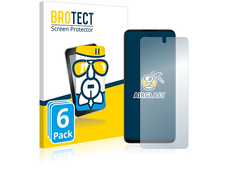 BROTECT 6x Airglass Moto G32) Motorola Schutzfolie(für klare