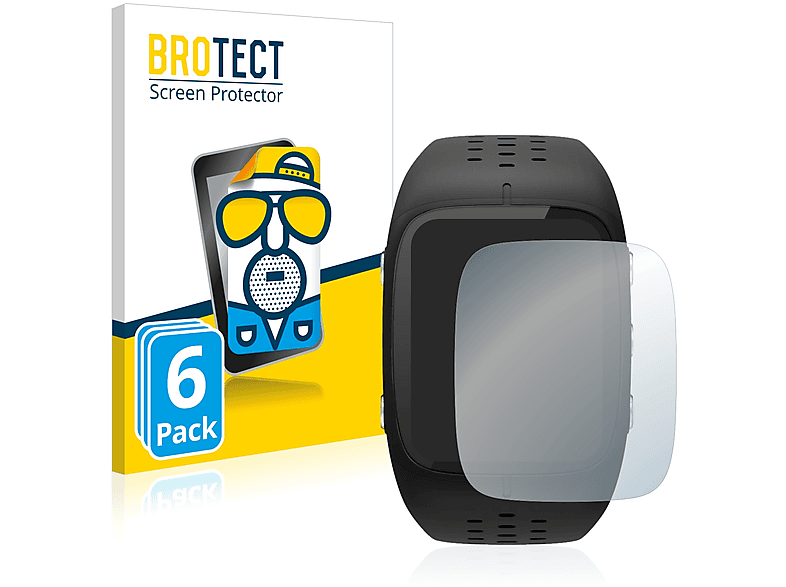 BROTECT 6x matte Schutzfolie(für Polar M430) | Smartwatch Schutzfolien & Gläser