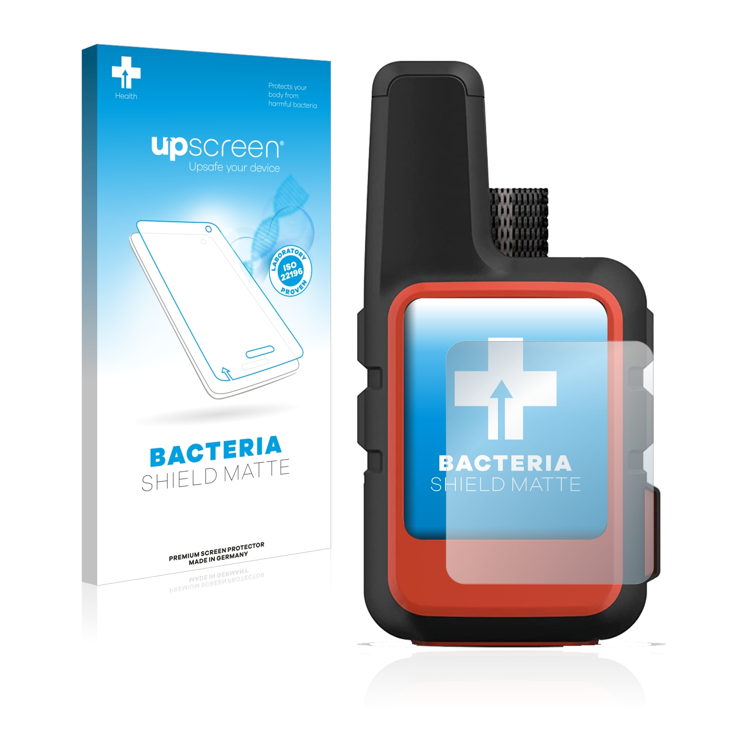 entspiegelt Mini inReach matte antibakteriell Schutzfolie(für 2) UPSCREEN Garmin