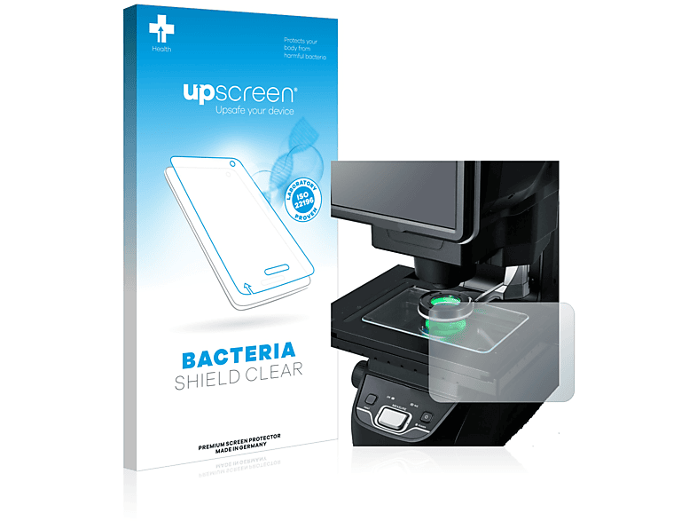 UPSCREEN antibakteriell klare Schutzfolie(für Keyence IM-7030 Glasplatte)