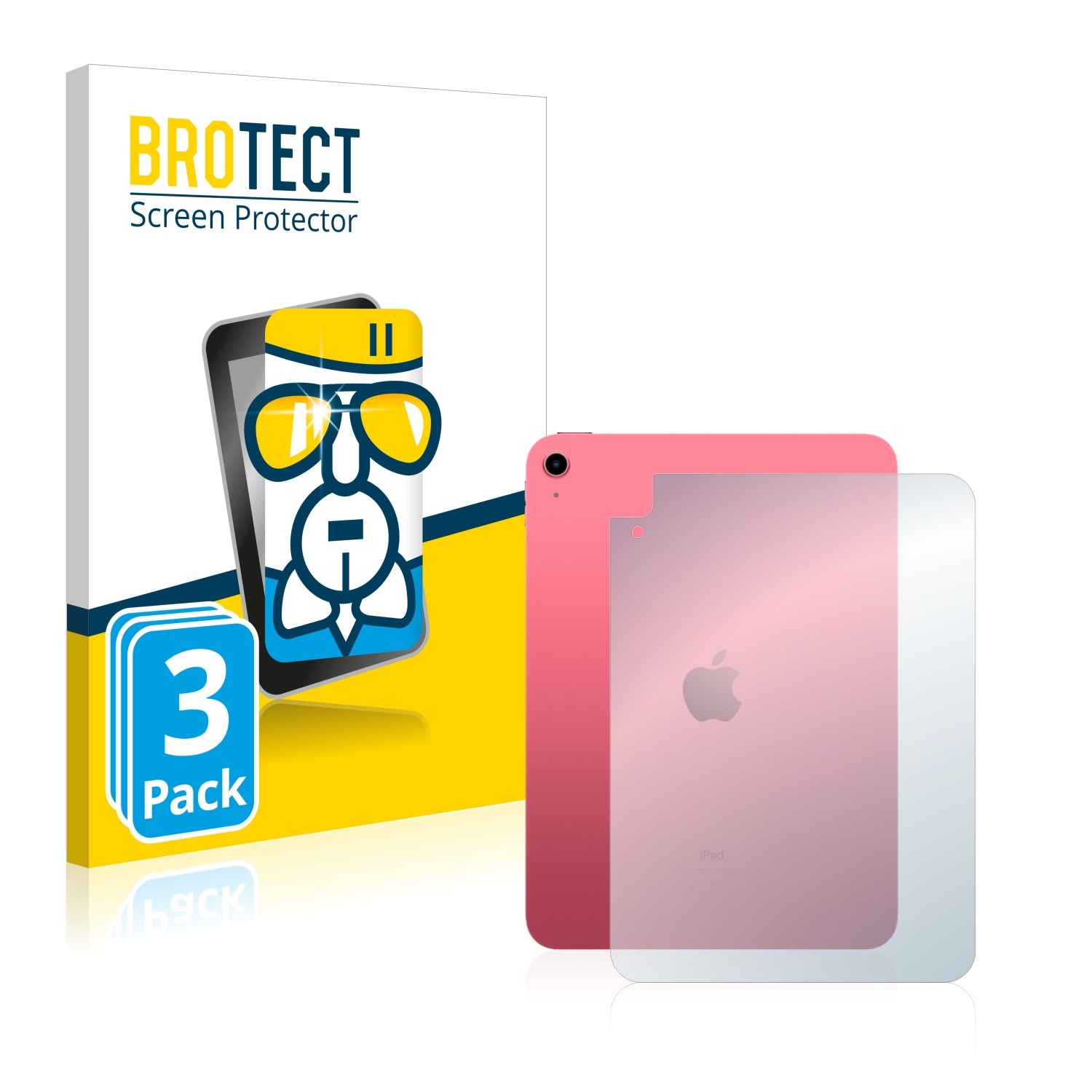 BROTECT 3x Airglass klare Schutzfolie(für Apple Gen.)) (10. iPad 10.9\