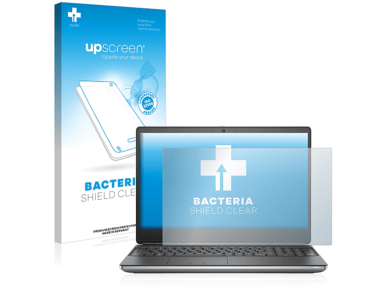 UPSCREEN antibakteriell klare Schutzfolie(für Dell Precision 7750)
