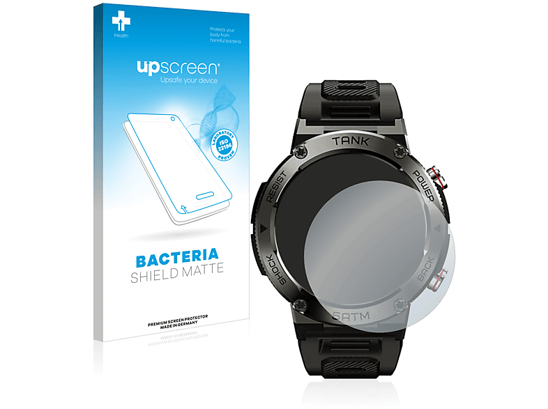 UPSCREEN antibakteriell entspiegelt matte Schutzfolie(für Kospet Tank T1) | Smartwatch Schutzfolien & Gläser