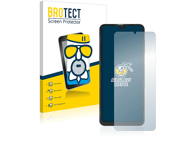 BROTECT Airglass matte Schutzfolie(für Lava Yuva  Pro)