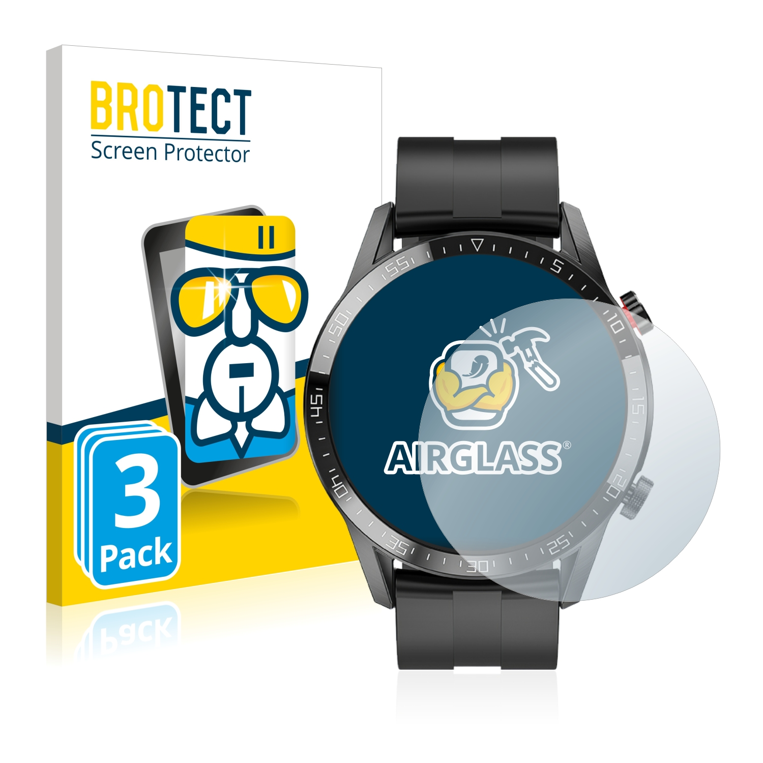 klare Schutzfolie(für Pro) Airglass 3x Y2 Hoco BROTECT