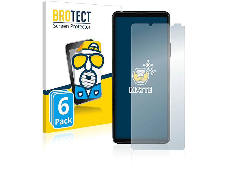 BROTECT 6x matte Schutzfolie(für Sony Xperia 10 III) | Displayschutzfolien & Gläser