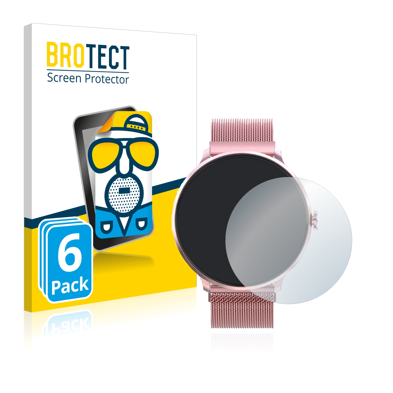 Smartwatch) BROTECT Schutzfolie(für 6x Bebinca matte