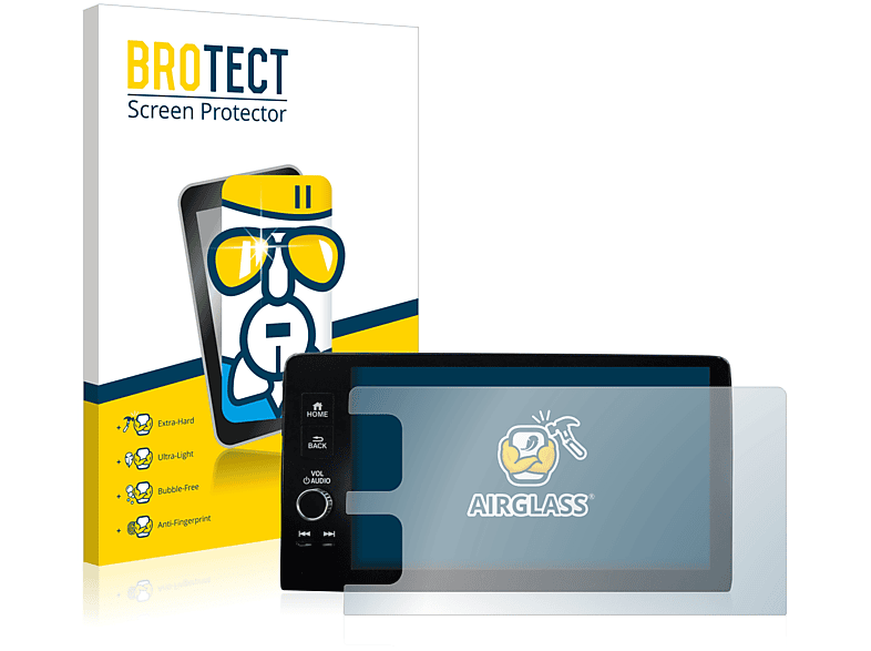 BROTECT Airglass klare Schutzfolie(für Honda HR-V 2022 Navigationssystem) | Navi-Taschen & -Schutzfolien