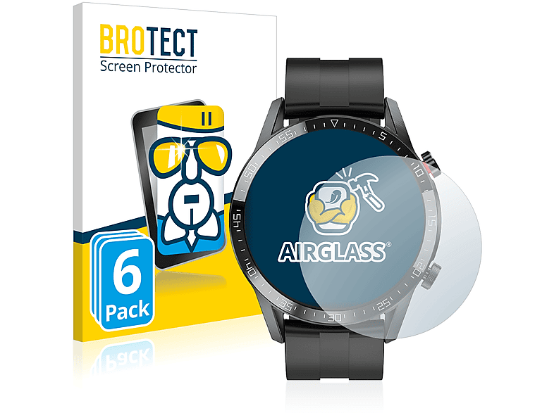 BROTECT 6x Airglass Schutzfolie(für Y2 klare Hoco Pro)