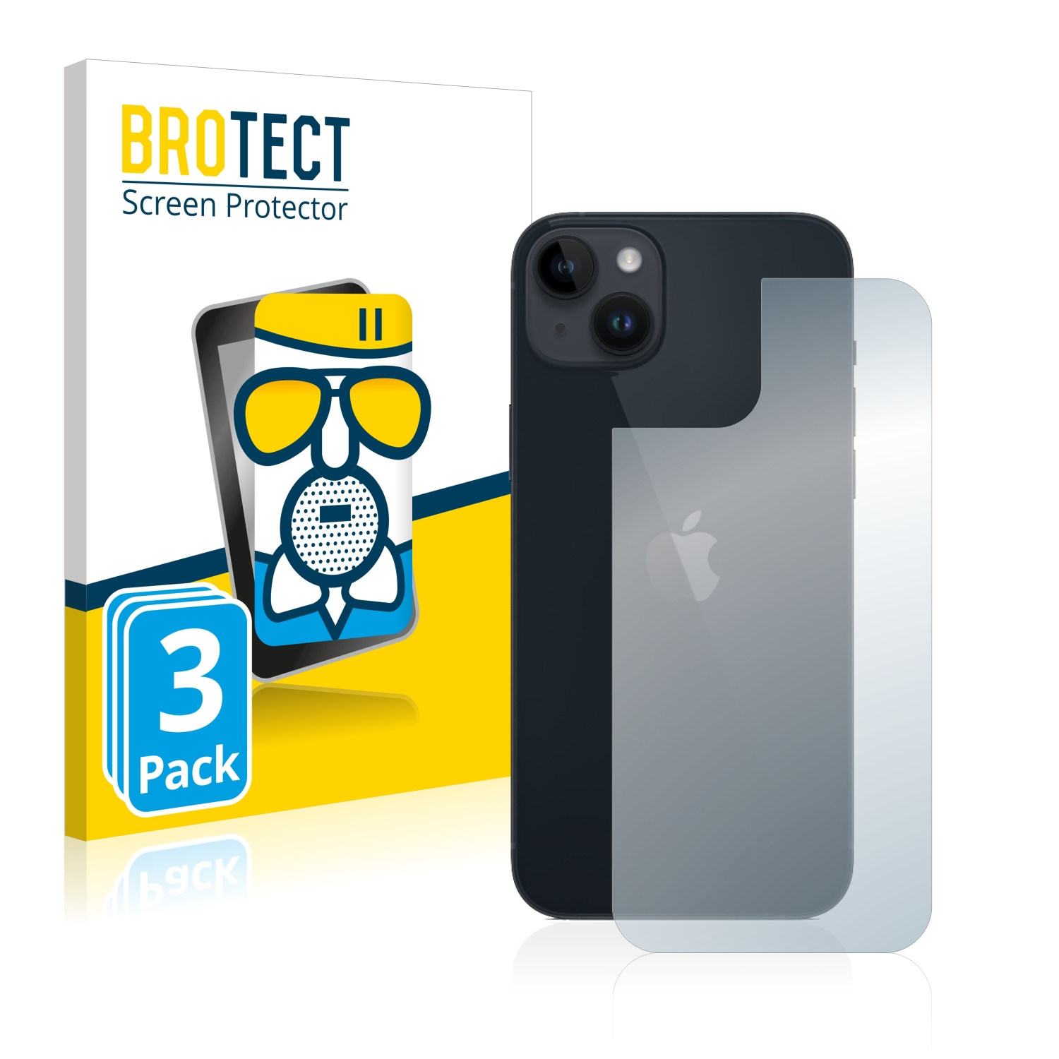 BROTECT 3x Airglass matte 14 Schutzfolie(für Apple Plus) iPhone