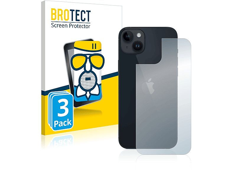 BROTECT 3x Airglass matte Schutzfolie(für iPhone Apple Plus) 14