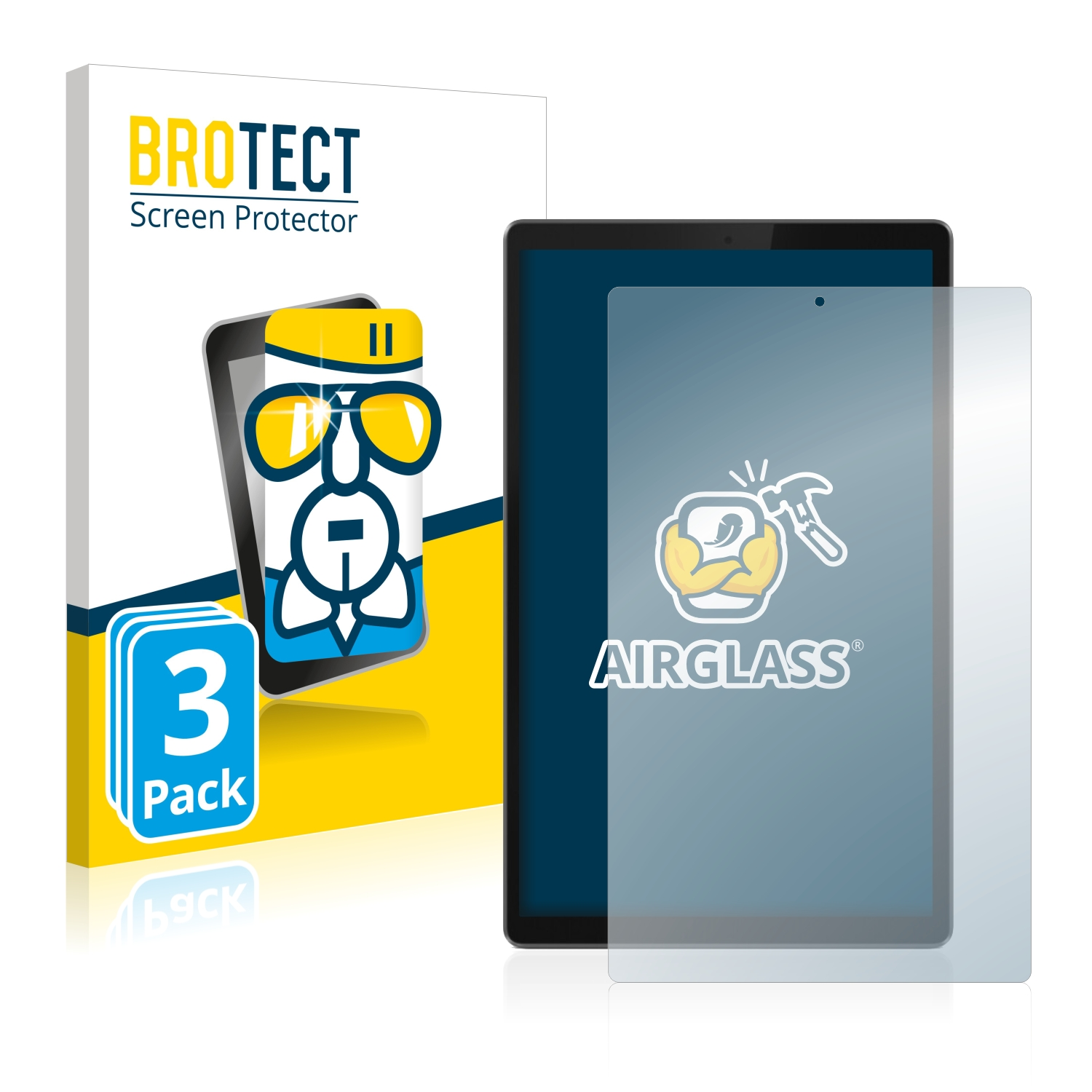 Schutzfolie(für Tab Lenovo BROTECT Airglass klare 3x TB-X306F)