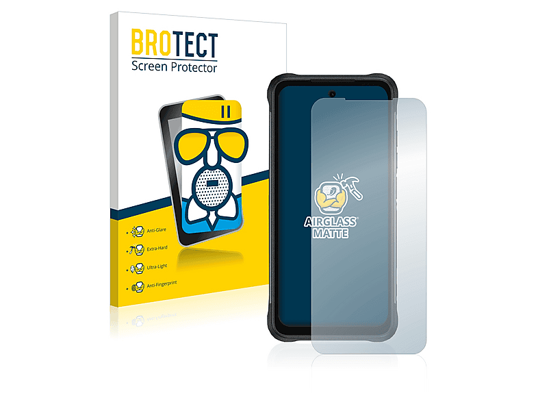 Brotect Pellicola Protettiva Per Umidigi Power 3 [2 Pezzi] Trasparente Anti-Impronte - Made In Germany
