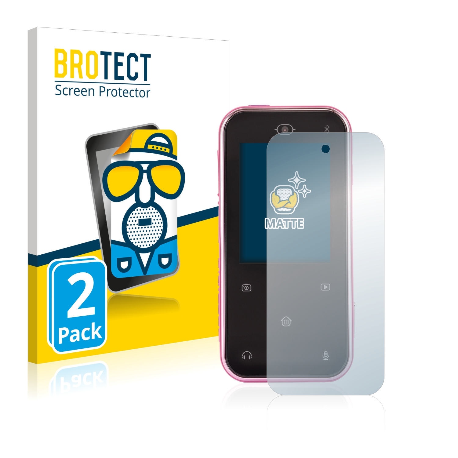 Vtech Touch) Schutzfolie(für Kidizoom 2x matte BROTECT Snap