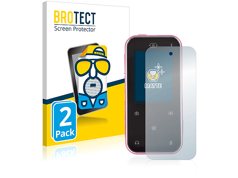 BROTECT 2x matte Schutzfolie(für Vtech Kidizoom Snap Touch)