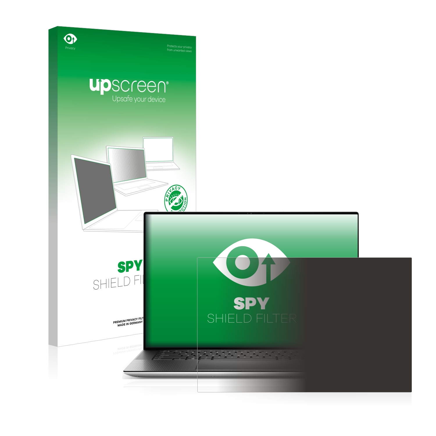 9520 15 Blickschutzfilter(für Non-Touch) Anti-Spy UPSCREEN Dell XPS