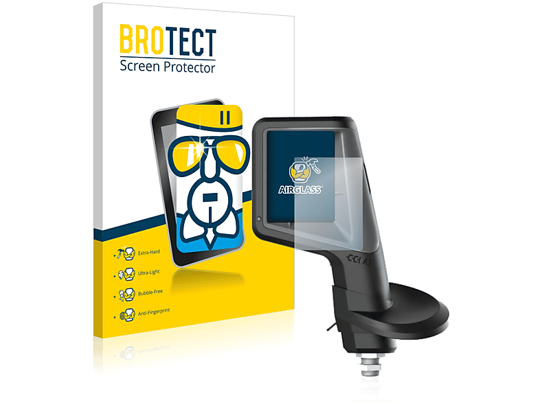 Airglass CCI BROTECT A3) Schutzfolie(für klare Isobus