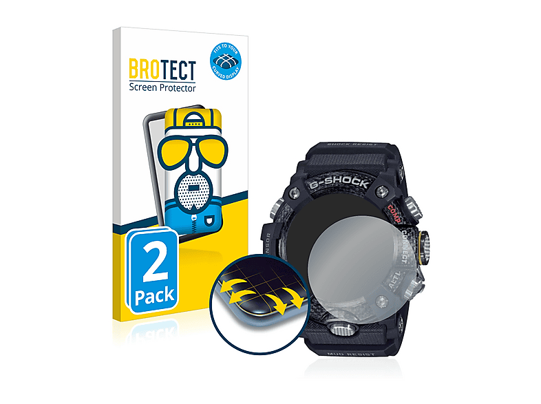 2 pièces de protection filaire pour gardiens de montre de sport Casio G