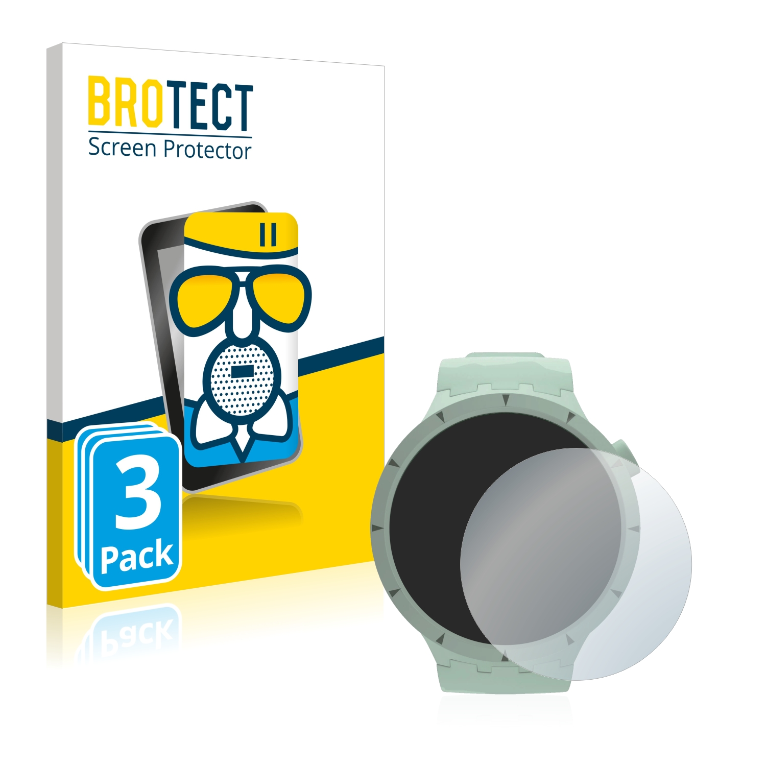 BROTECT 3x Airglass Swatch Bold Bioceramic) Schutzfolie(für Big matte
