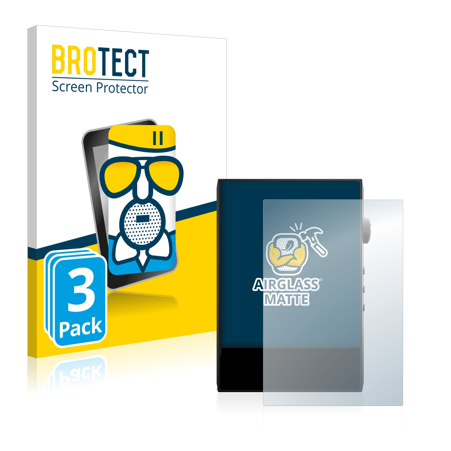 BROTECT 3x Airglass matte Schutzfolie(für Hiby RS2)