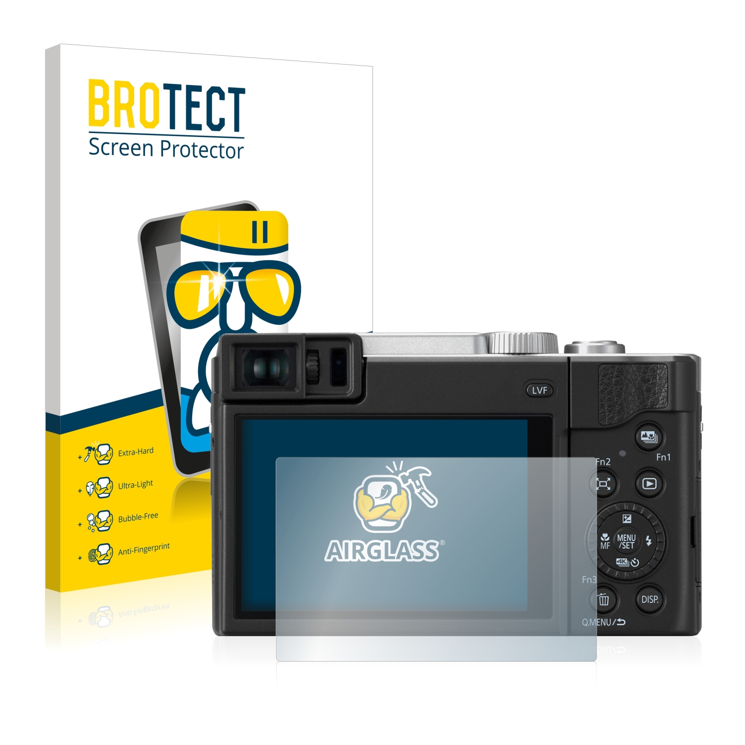 BROTECT Airglass klare Panasonic Lumix DC-TZ95) Schutzfolie(für