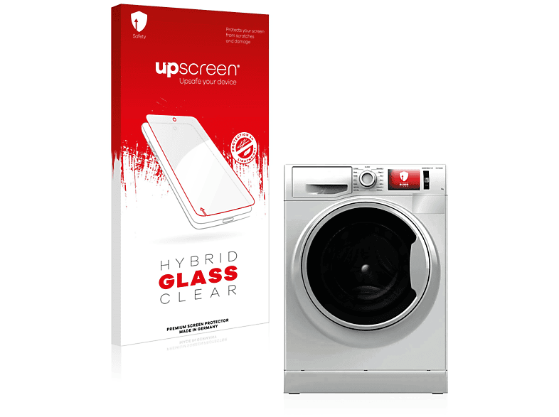 UPSCREEN klare Schutzfolie(für Bauknecht W Active 711CC) | Displayschutz für Waschgeräte