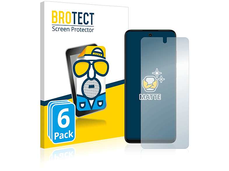 BROTECT 6x matte Schutzfolie(für Motorola Moto G32)