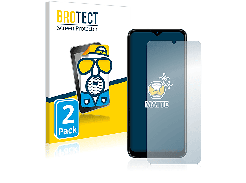 BROTECT 2x matte Pro) Schutzfolie(für X98 Doogee