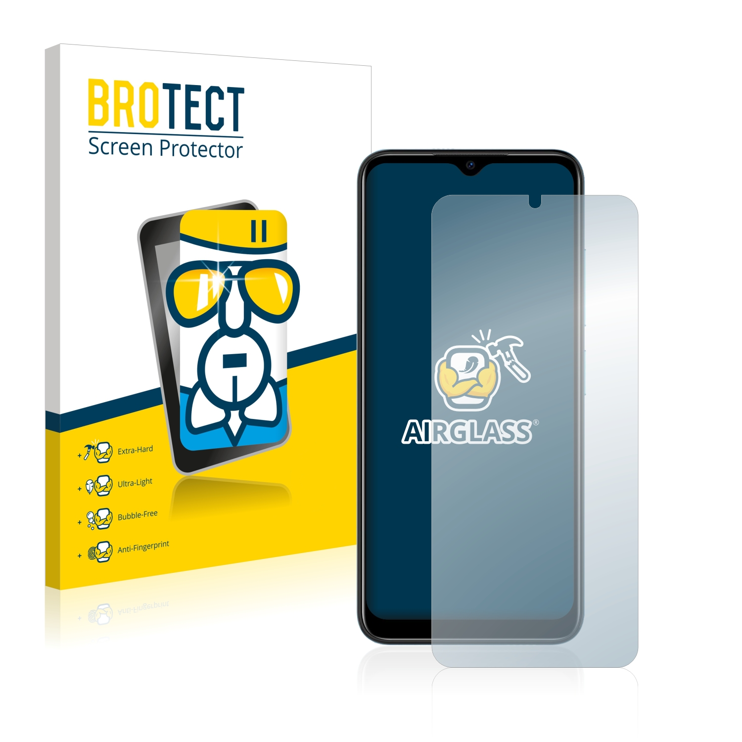 Airglass BROTECT Schutzfolie(für Doogee Pro) klare X98