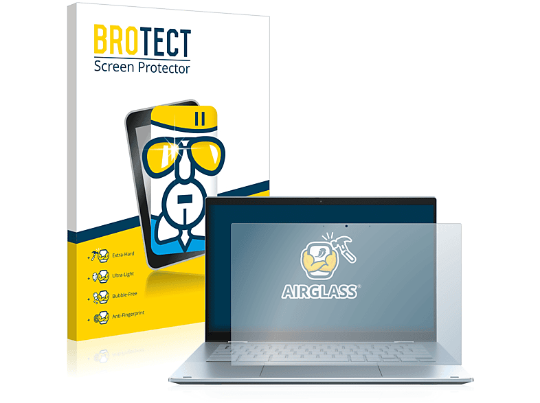 BROTECT Airglass klare Schutzfolie(für ASUS Chromebook Flip CX5 14\